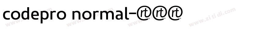 codepro normal字体转换